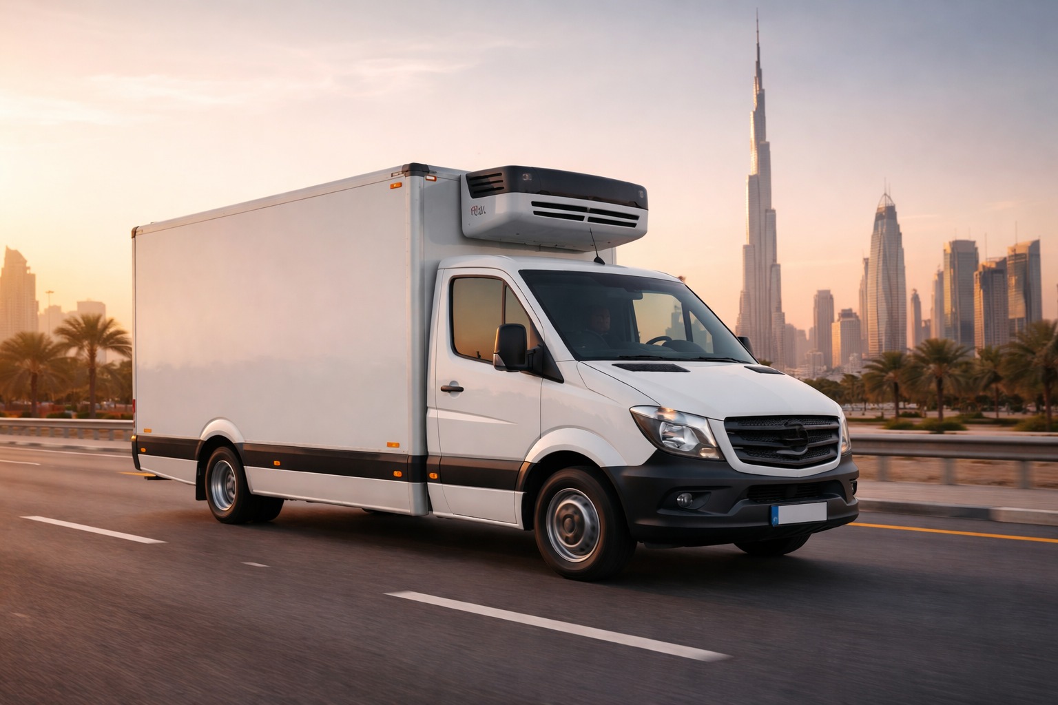 Wasil.AE cold chain delivery truck Dubai